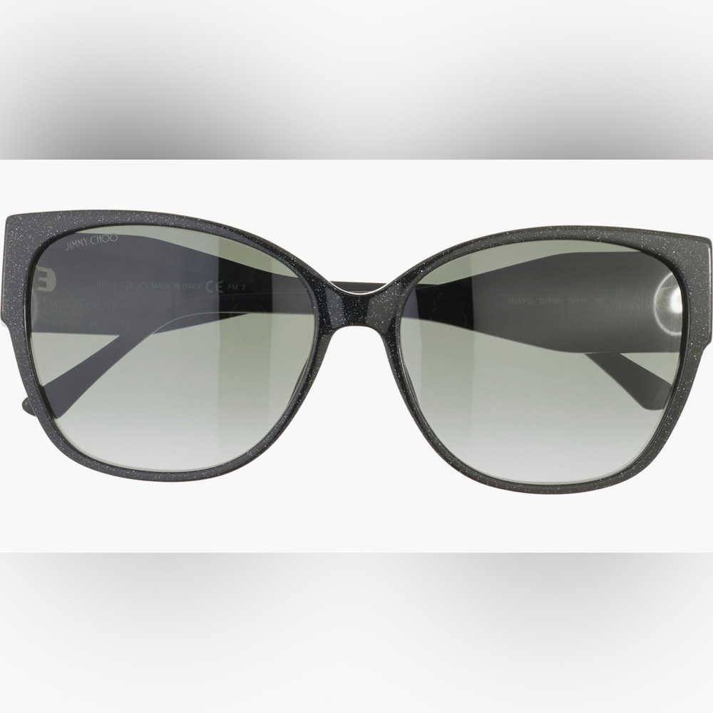 Jimmy Choo 58 mm Shays Rectangle Sunglasses. - Picture 3 of 13